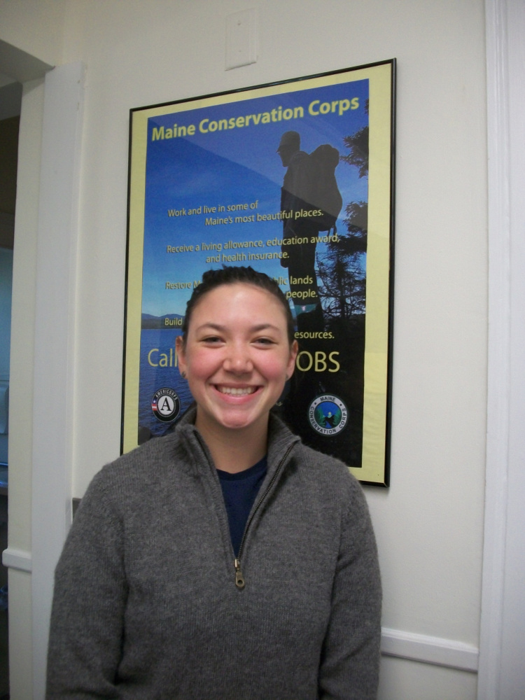Autumn St. Pierre, of Farmingdale, will serve as an AmeriCorps member with the Maine Conservation Corps.