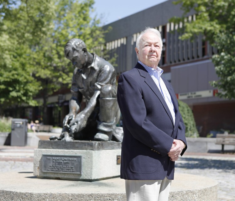 Now 80, John Menario, who oversaw much of Portland's redevelopment his tenure as city manager from 1967 to 1976, says it would be an "extraordinary honor" if the City Council were to rename Lobsterman Park after him.