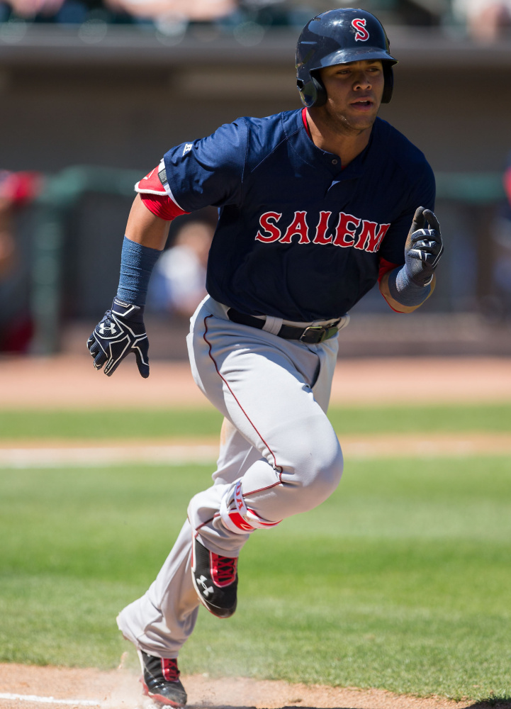 Yoan Moncada is considered a five-tool player and has flashed all of those tools with the Class A Salem Red Sox. Prior to his promotion to Portland, Moncada had a .307 average with 25 doubles and 36 steals.