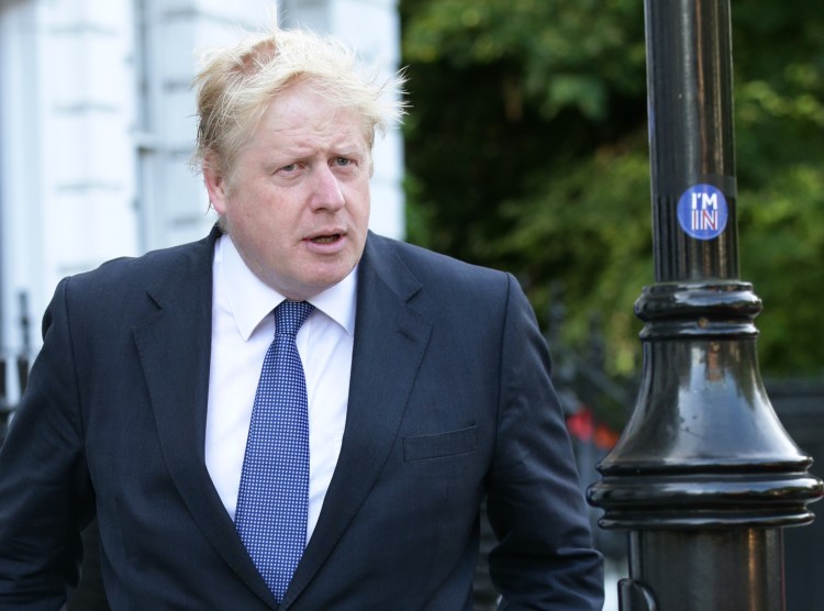 Former London Mayor and prominent  "Vote Leave" campaigner Boris Johnson was expected to be one of the main contenders in the race to become the next  ruling Conservative Party leader. Yui Mok/PA via AP)