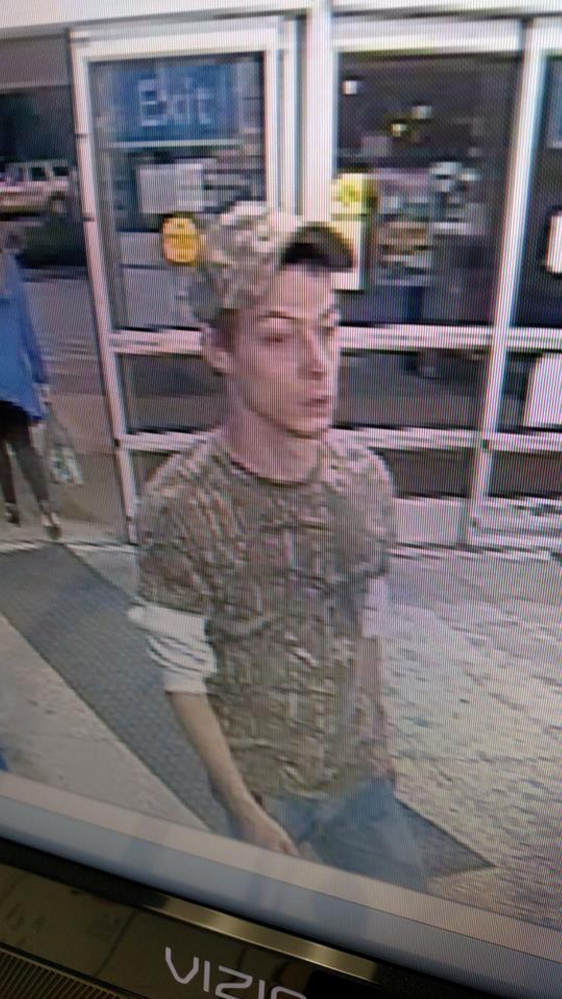 Maine State Police are asking for the public to help identify this man, who is wanted for questioning in connection with a truck theft from Pond Road in West Gardiner.