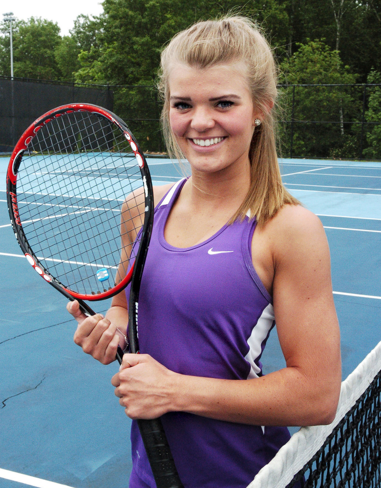 Waterville senior Emma Cristan is the Morning Sentinel Girls Tennis Player of the Year.