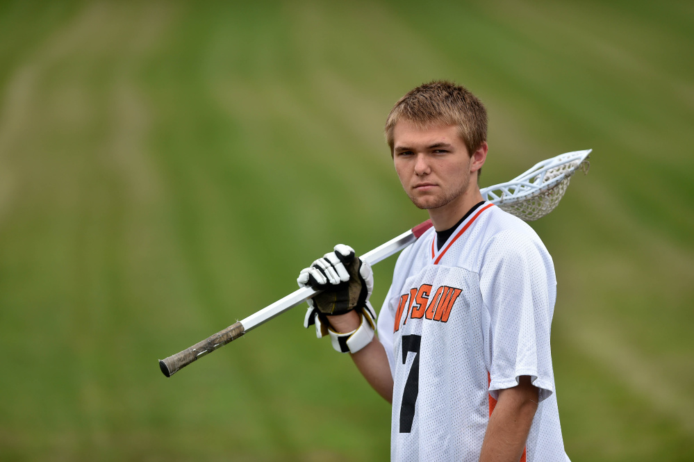 Winslow High School senior Jimmy Fowler is the Kennebec Journal/Morning Sentinel Boys Lacrosse Player of the Year.