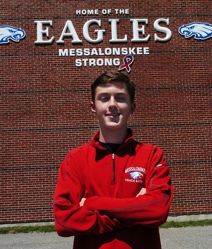 Messalonskee's Owen Concaugh is Kennebec Journal / Morning Sentinel Boys Track and Field Athlete of the Year.