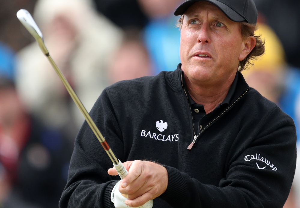 Phil Mickelson shot a 6-under 65 in the final round of the British Open, but it wasn't enough to catch Henrik Stenson as he settled for his 11th runner-up finish in a major.