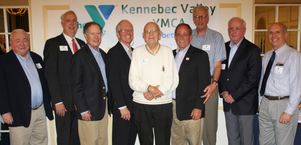 Kennebec Valley YMCA's Y in 2015 event was held June 28. From left, are Peter Prescott, Harry Lanphear, Allen Ryan, Michael Seitzinger, John Bridge, Norm Elvin, Jim Nichols, John Fallona and Bill Sprague.