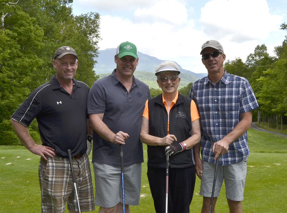Franklin Community Health Network's annual Healthcare Golf Classic held July 10-11 at the Sugarloaf Golf Club. The Kyes Insurance team of JB Christie, Flint Christie, Jill Perry, and Rock Bjorn took first place net.
