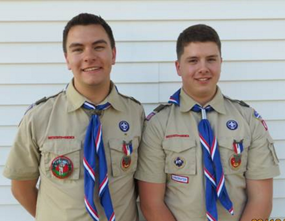 A celebration recently was held at the Palermo Christian Church for Eagle Scouts Daniel Ray Brown, left, and Jacob Aaron Brown, right, of Troop 479.