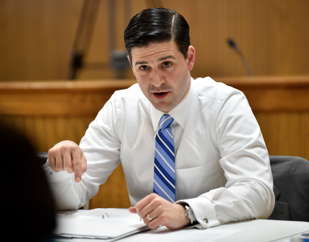 Mayor Nick Isgro speaks with the City Council during a budget meeting in March. Isgro's veto of the city's $38 million budget was overriden by the council Tuesday, but council members say they will reconsider that vote Aug 1.