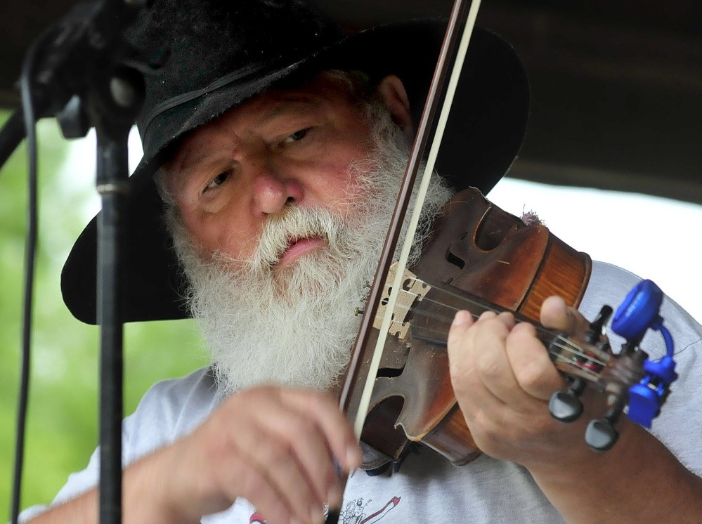 Fiddler Danny Thompson competes in the 42nd East Benton Fiddlers Convention and Contest in 2014. This year's festival is scheduled for Sunday.