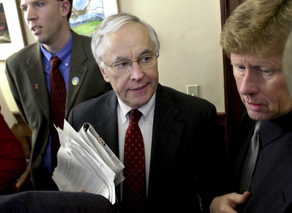 Rep. John Martin, D-Eagle Lake, who is accused of misusing his power, said, "I would love for the ethics committee to have a hearing."
2005 Associated Press file photo