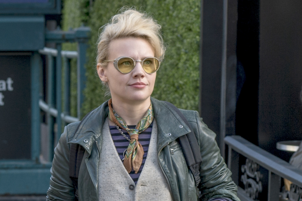 Kate McKinnon plays the gearhead Jillian Holtzmann in "Ghostbusters."