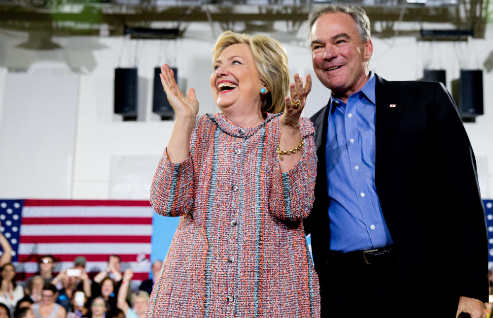 Democratic presidential candidate Hillary Clinton has chosen Sen. Tim Kaine, D-Va., to be her vice presidential running mate.
