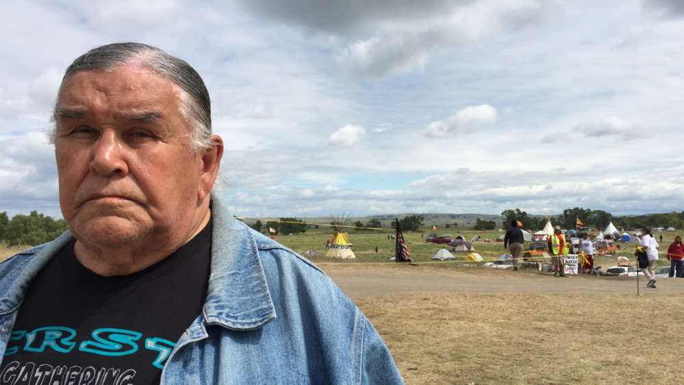 Clyde Bellecourt, 80, who helped found the American Indian Movement in the 1960s, said he sees "fresh energy" among younger Native Americans fighting to stop the Dakota Access pipeline.