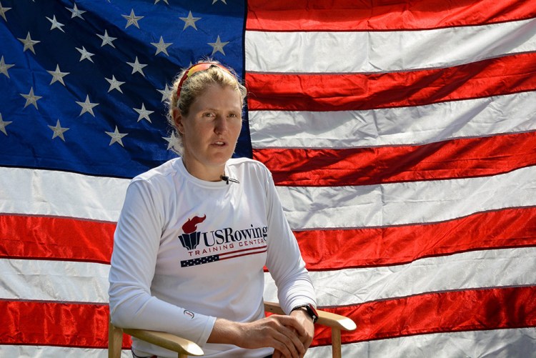American rower Ellie Logan is a two-time Olympic champion and Maine's only athlete in the 2016 Rio Olympic games.
Photo courtesy of USRowing