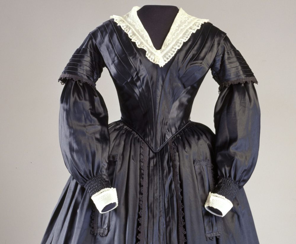 A dress from the 1850s.