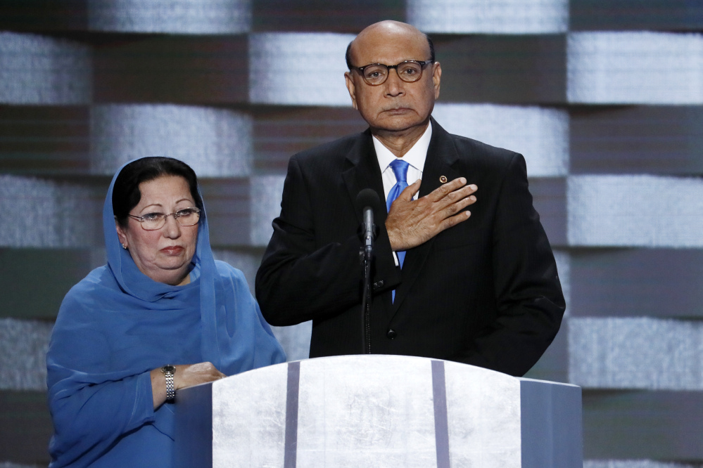 Donald Trump has engaged in an emotionally charged feud with Khizr and Ghazala Khan, the parents of a decorated Muslim Army captain who was killed by a suicide bomber in Iraq.