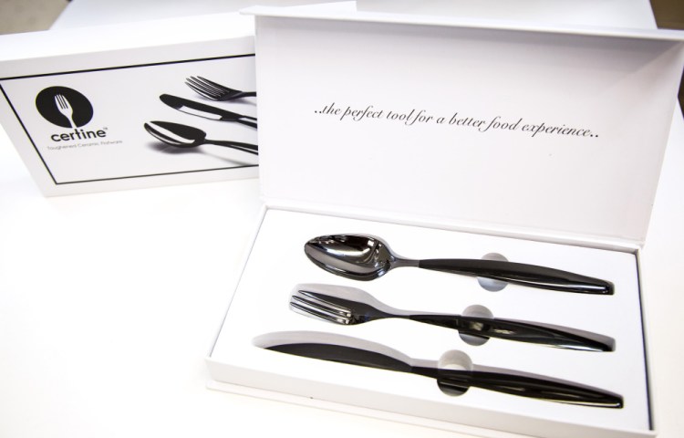 Certine flatware is designed to improve utility and flavor.