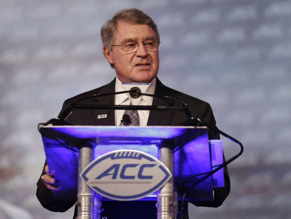 ACC Commissioner John Swofford on Wednesday said the conference's decision to pull games from North Carolina, "was the right decision. A difficult one in ways, but an easy one in ways considering the principles involved."
