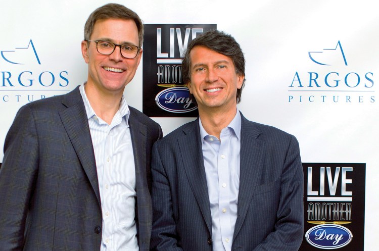 Cape Elizabeth resident Bill Burke, left, and Didier Pietri were co-producers and co-directors of "Live Another Day," a documentary film about the auto industry bailout that opens nationally Friday.
Photo courtesy Bill Burke