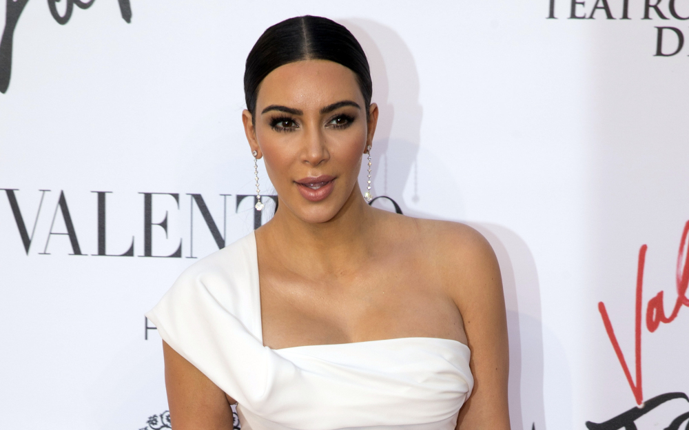 Kim Kardashian, seen in May, was held up at gunpoint inside her Paris hotel room Sunday night, according to her spokeswoman. <em>Associated Press/Andrew Medichini</em>