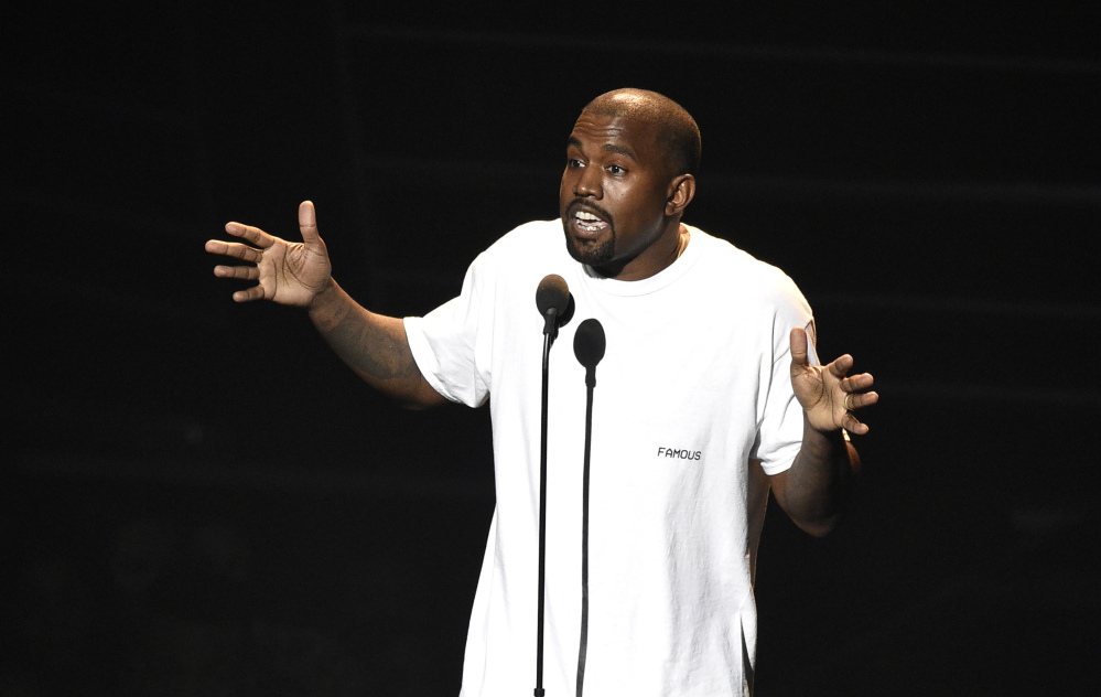 Kanye West, seen last month, abruptly cut short his appearance at a music festival in New York City on Sunday night. (Chris Pizzello/Invision/AP)