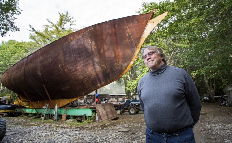 Kenneth Koehler, treasurer of a foundation named after the Island Rover, says the group is committed to launching the schooner. But Freeport town councilors have concerns about the foundation’s ability to complete the project, and there are lingering concerns about environmental damage at the building site.