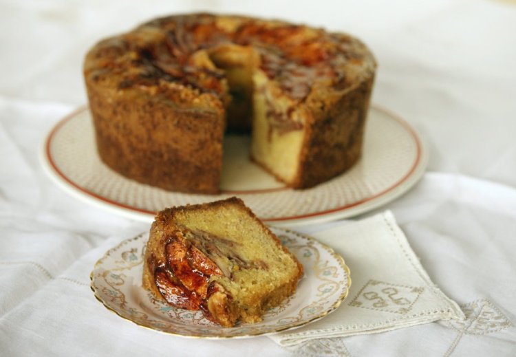 Savta's Semi-Famous Jewish Apple Cake is a delicious fall treat.  