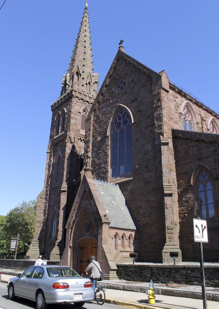 St. Mary's Church officials are using a blueprint they found from 1937 so an interior renovation will match "what we think it may have looked like" when the Kennedys married there.