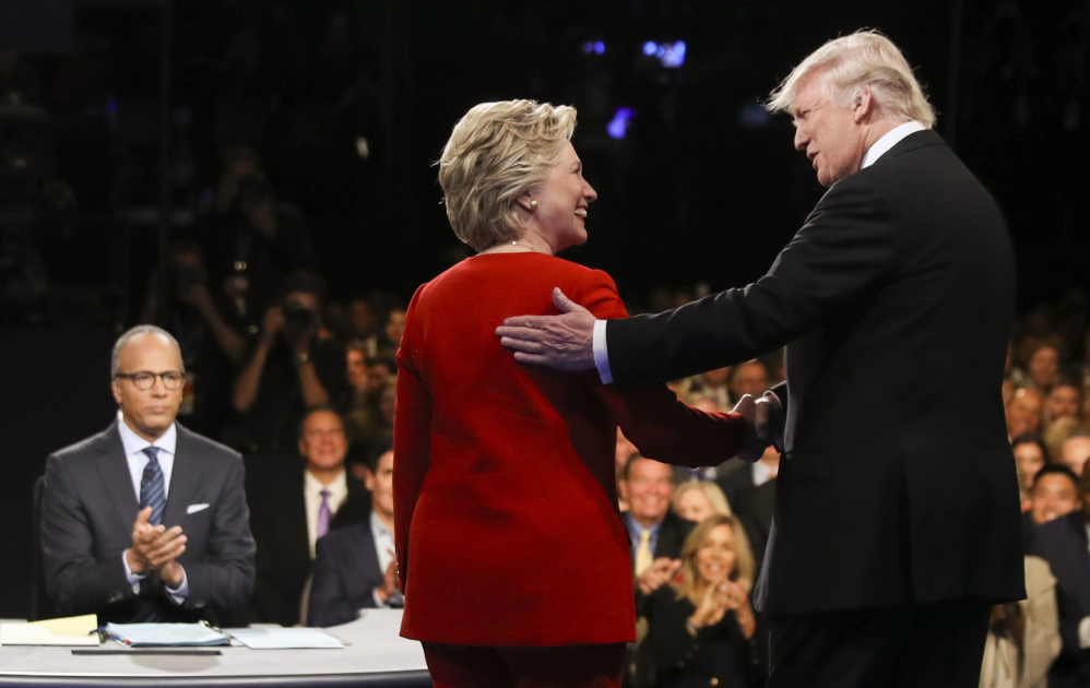 A show of civility between Democrat Hillary Clinton and Republican Donald Trump might be even less convincing Sunday night in St. Louis than it was Sept. 26 on Long Island.