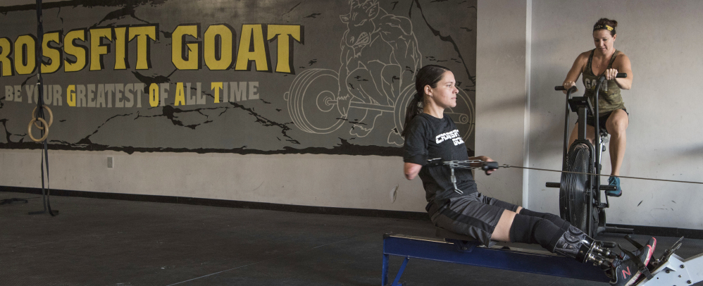 Despite a ravaged body, Marine veteran Cindy Martinez embarked on becoming a Crossfit athlete last February.
