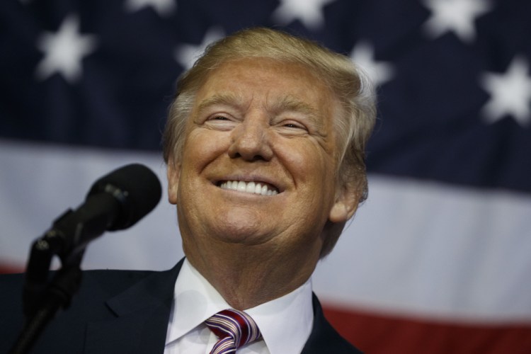 Republican presidential candidate Donald Trump said at a campaign rally Thursday in Delaware, Ohio, that he won't commit to honoring the results of November's election because he wants to reserve his right to file a legal challenge if he loses.