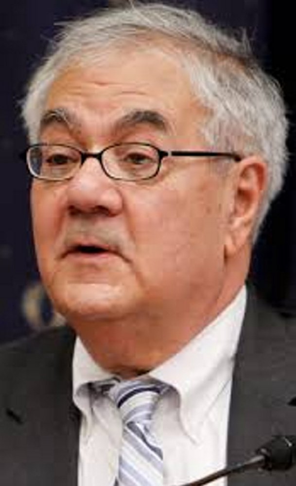 "We are in a terrible situation now," former U.S. Rep. Barney Frank told his audience Tuesday in Portland," but the cause is not systemic and will change."