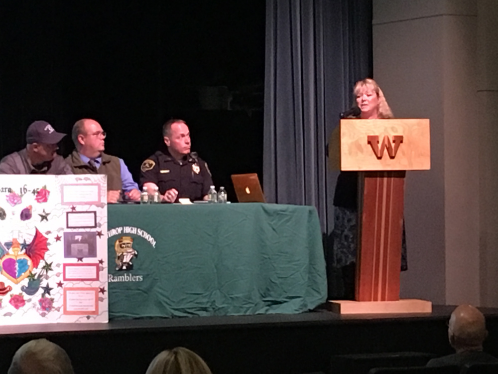 Winthrop opiate addiction forum includes hopeful notes