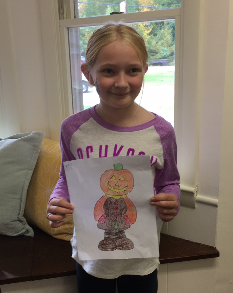 Heidi Osborne is the winner for the children 8-12 years old of the Friends of the Belgrade Public Library Coloring Contest, she received $5.