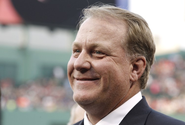 Former Boston Red Sox pitcher Curt Schilling 