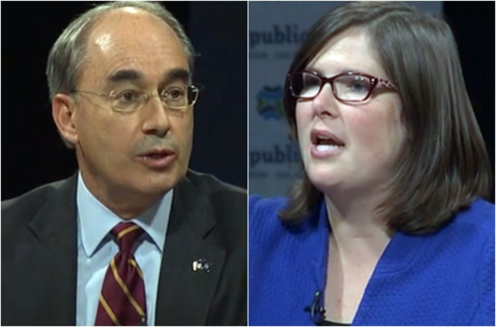Bruce Poliquin and Emily Cain