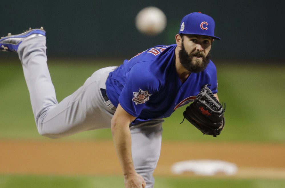 Jake Arrieta was the winning pitcher for the Cubs in Game 2 of the World Series, and now he's being asked to help his team avoid elimination as Chicago tries to continue its comeback from a 3-1 series deficit.