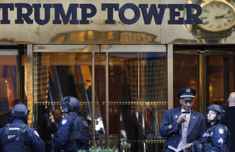 The closely guarded Trump Tower in New York City is where President-elect Donald Trump has been spending almost all of his time. Trump has refused calls to sell or give his business interests to an independent manager or "blind trust," a long-held presidential tradition designed to combat conflicts of interest. 
