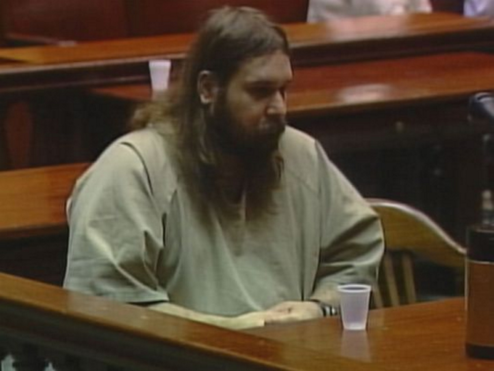 Jason Begin during a court appearance in 2004.