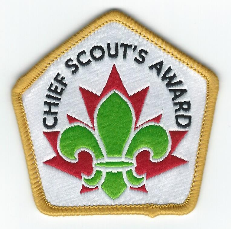Chief Scout Award patch.
