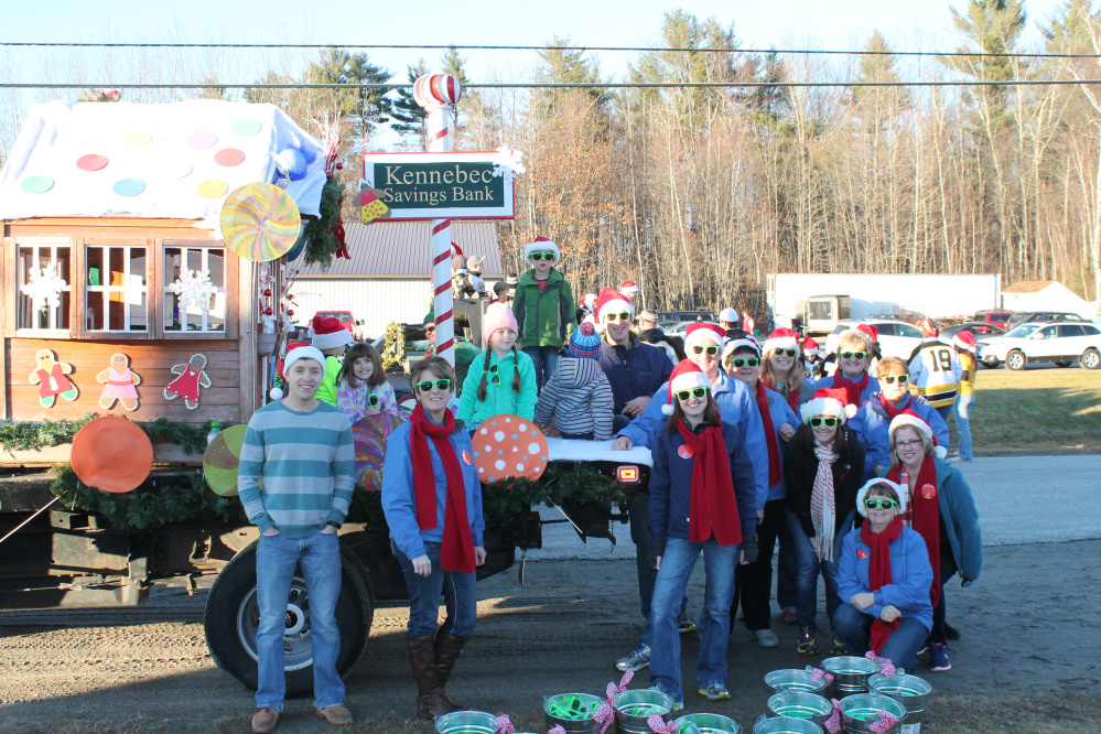 Kennebec Savings Bank was one of several businesses and community groups that took part in the Winthrop Annual Holiday Parade last year.