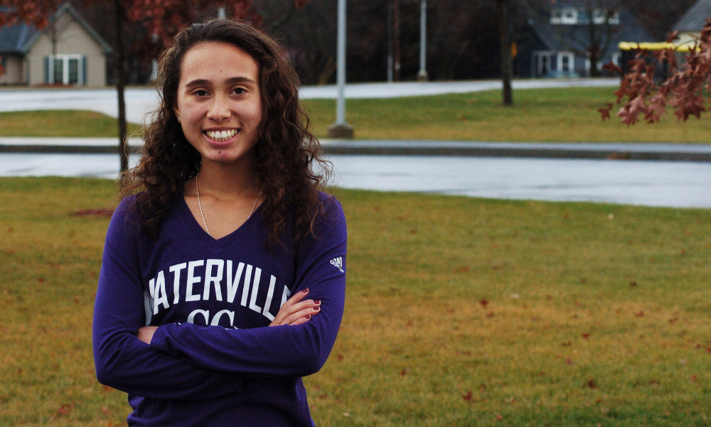 Waterville senior Cecilia Morin is the Morning Sentinel Girls Cross Country Runner of the Year.
