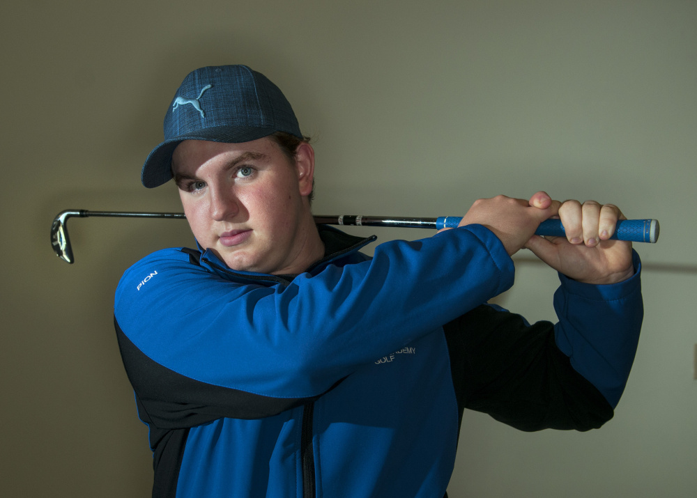 Erskine Academy junior Aaron Pion is the Kennebec Journal Golfer of the Year.