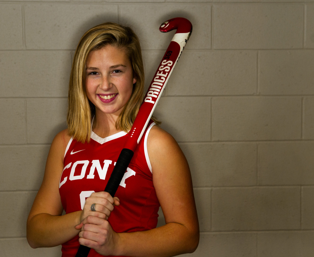 Cony senior Delaney Keithley is the Kennebec Journal Field Hockey Player of the Year.