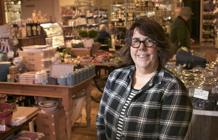 Sharon Smiley owns Local Market, a mix of cafe and deli, market stand, local foods and goods, which opened in Brunswick in 2012. 