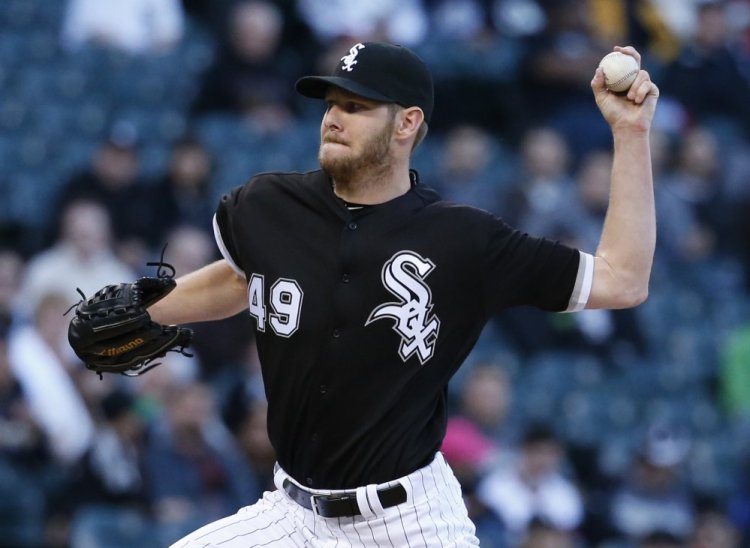 Chris Sale had a 74-50 record with a 3.00 ERA in seven seasons with the Chicago White Sox. On Tuesday, he was traded to the Boston Red Sox. (AP Photo/Nam Y. Huh, File)