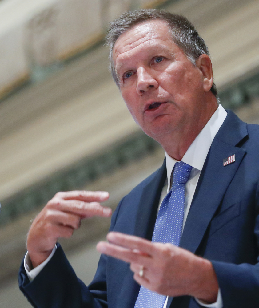 Ohio Gov. John Kasich has said he favored moderate restrictions on abortion with exceptions of rape, incest and life of the mother.