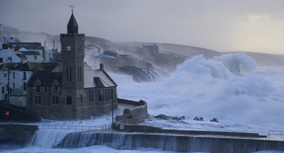 Waves crashing onto the Cornish coast in 2014 can inspire awe, but researchers said they measured a 62-foot monster in the North Atlantic in February 2013.