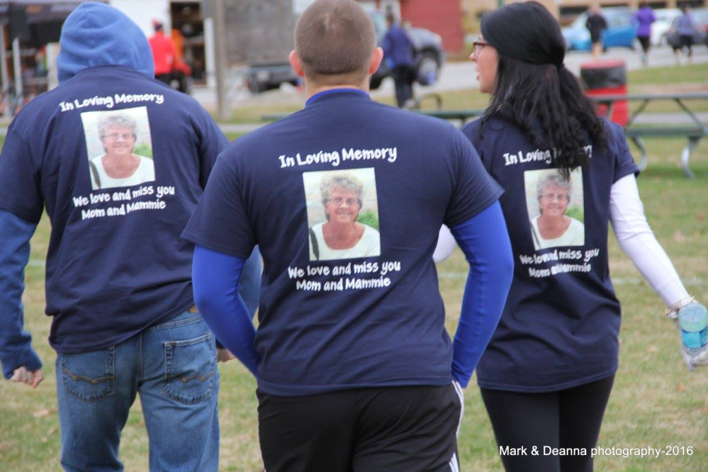 Free ME from Lung Cancer hosted its 5th annual Save Your Breath 5K timed run on Nov. 6. Pam's Pacers during the 5K.